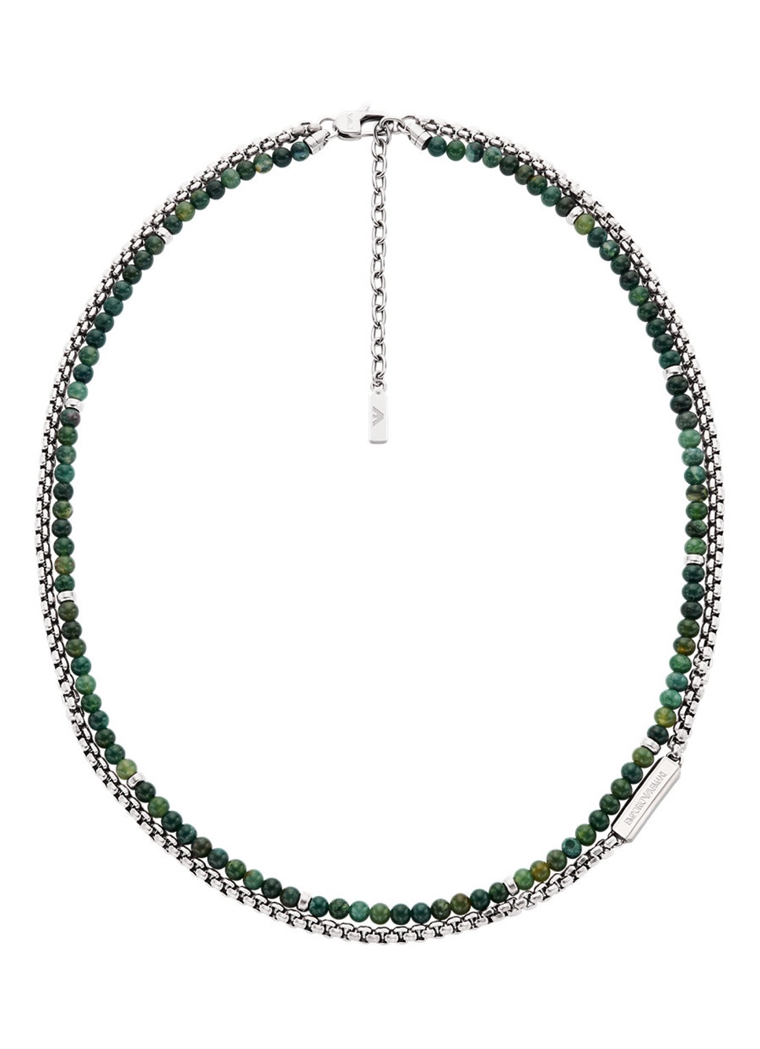 Armani Ketting EGS3313040 - detail zilver