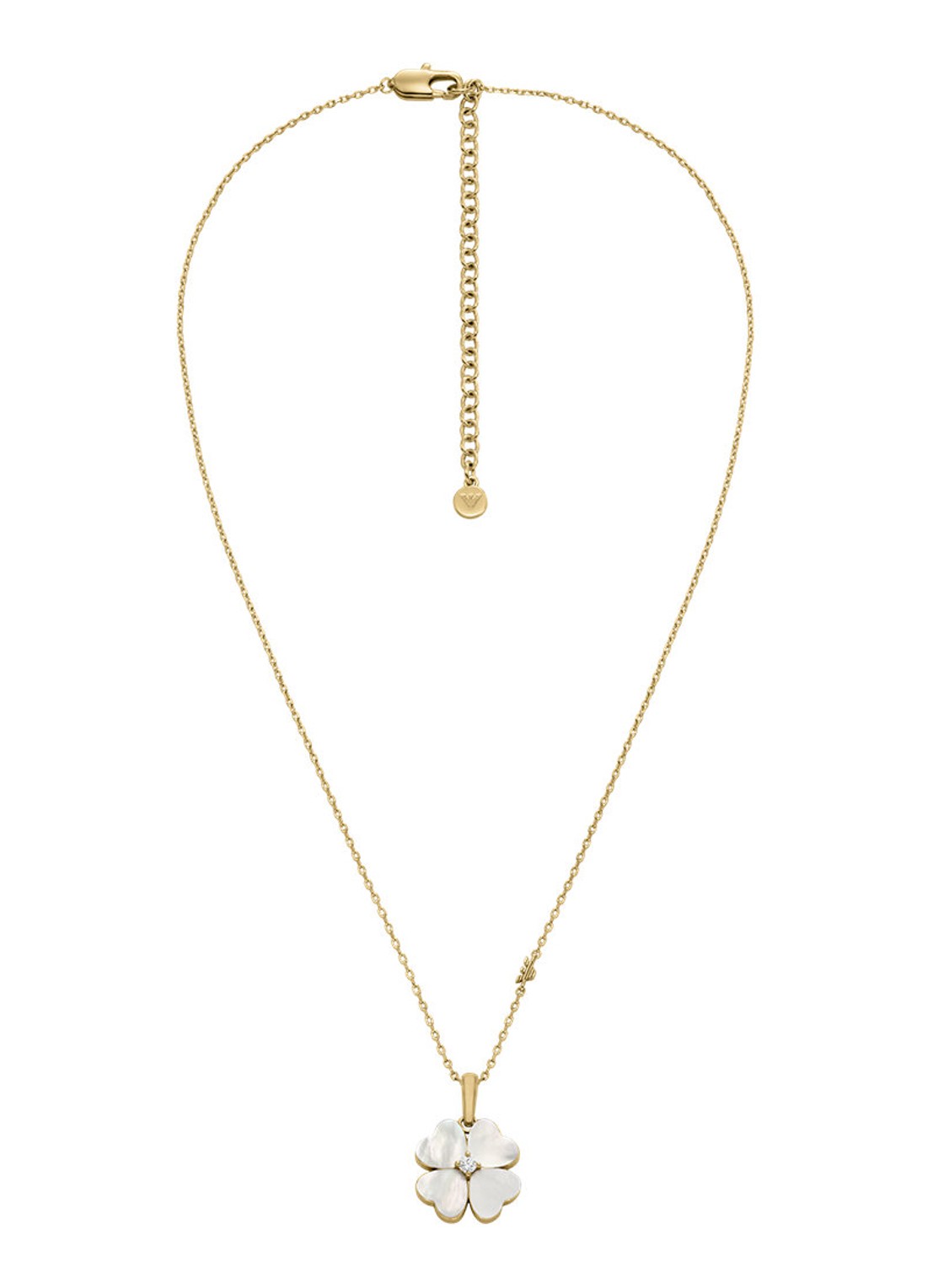 Armani Ketting EGS3347710 - detail 2 goud