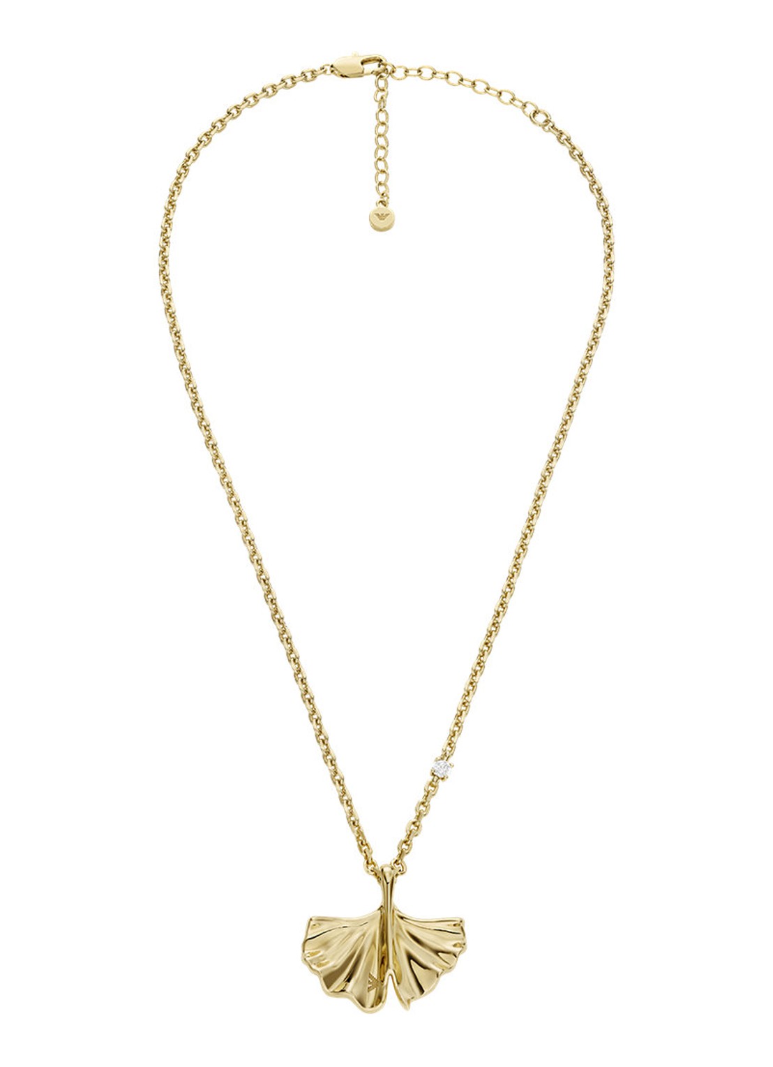Armani Ketting met hanger EGS3258710 - detail goud