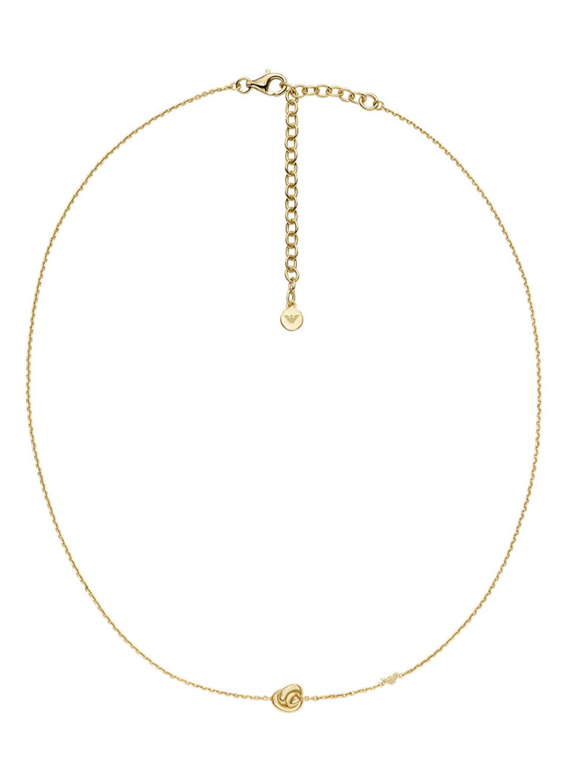 Armani Ketting van zilver EG3636710 - detail 2 goud