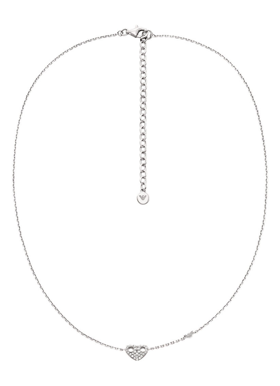 Armani Ketting van zilver EG3646040 - detail zilver