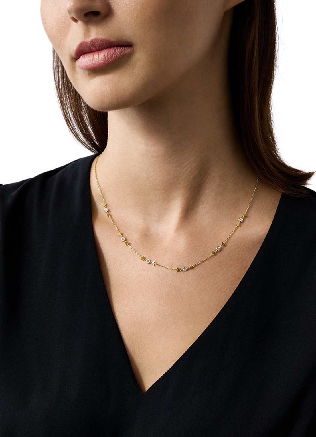 Armani Ketting verguld EG3618710 - detail 3 goud