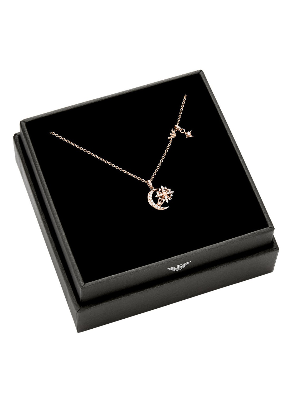 Armani Ketting verguld EG3633221 - detail 2 roségoud