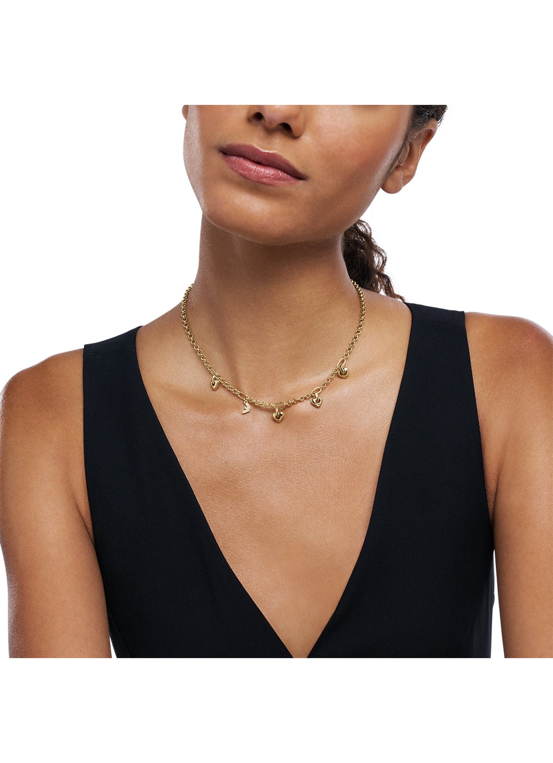 Armani Ketting verguld EGS3267710 - detail 2 goud