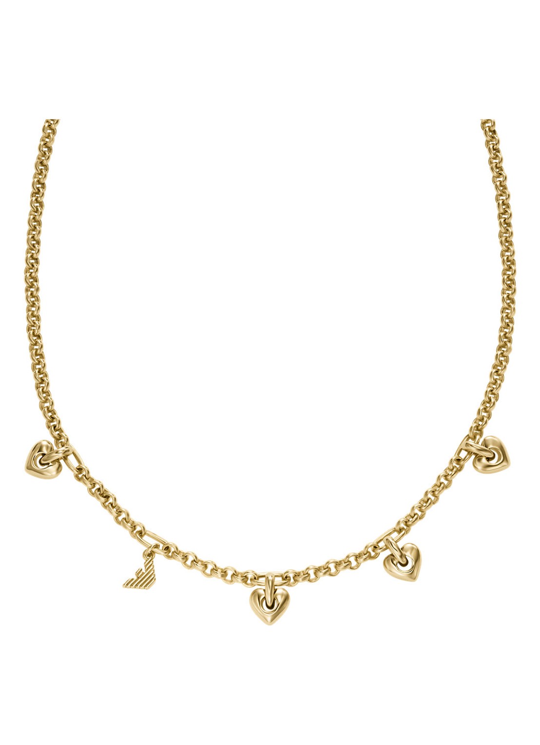 Armani Ketting verguld EGS3267710 - voorkant 3 goud