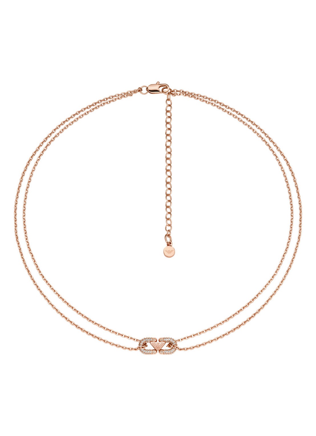 Armani Ketting verguld EGS3282221 - detail 2 roségoud