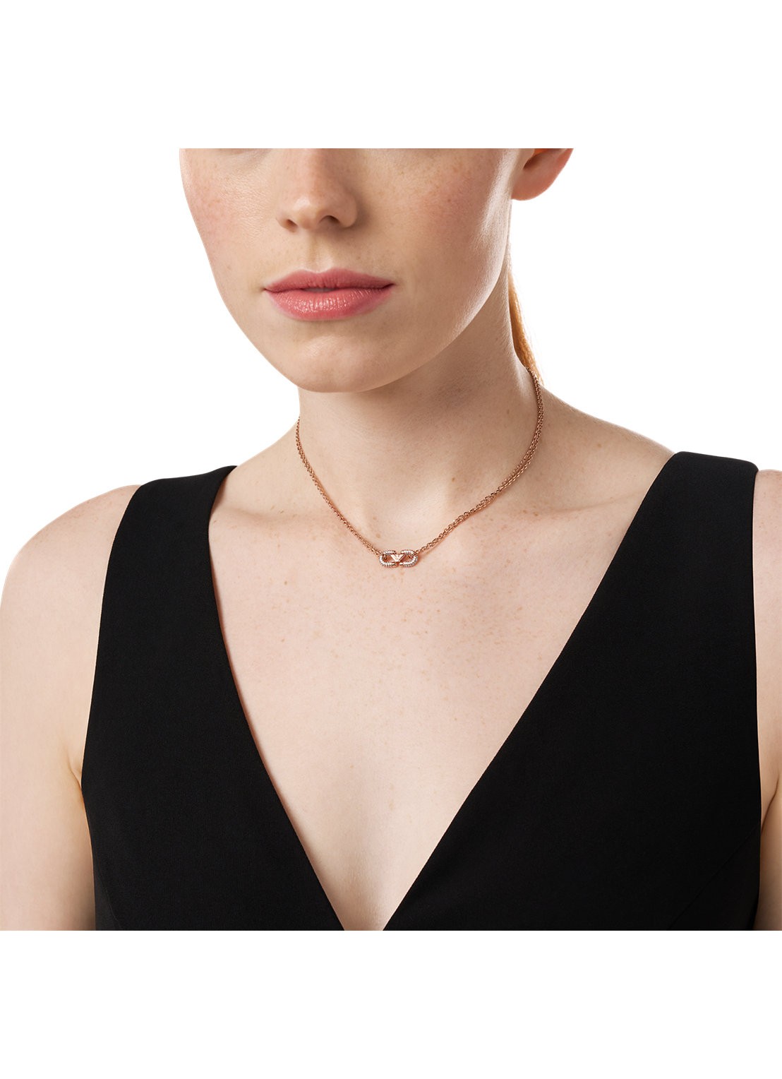 Armani Ketting verguld EGS3282221 - detail 3 roségoud