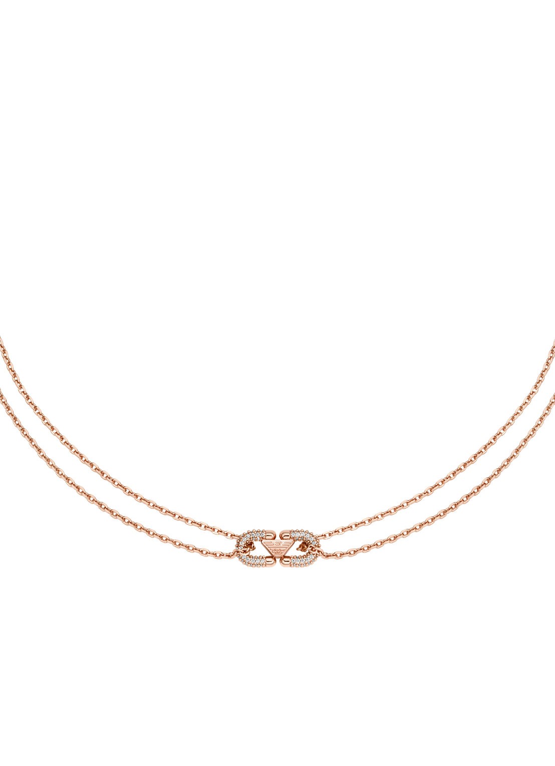 Armani Ketting verguld EGS3282221 - voorkant roségoud