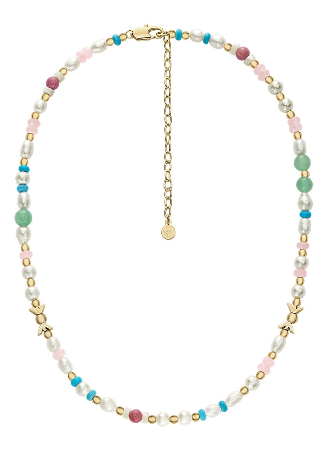 Armani Kralenketting EGS3348710 - detail 2 goud