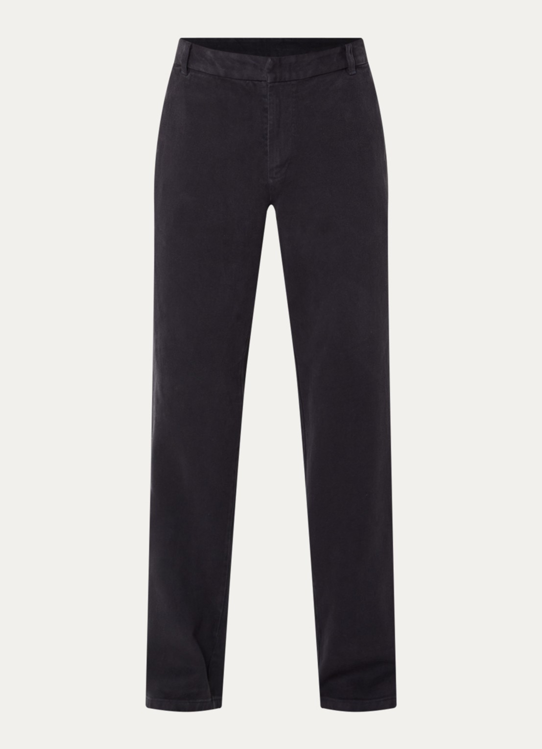 Armani Loose fit chino met steekzakken - voorkant 4 donkerblauw
