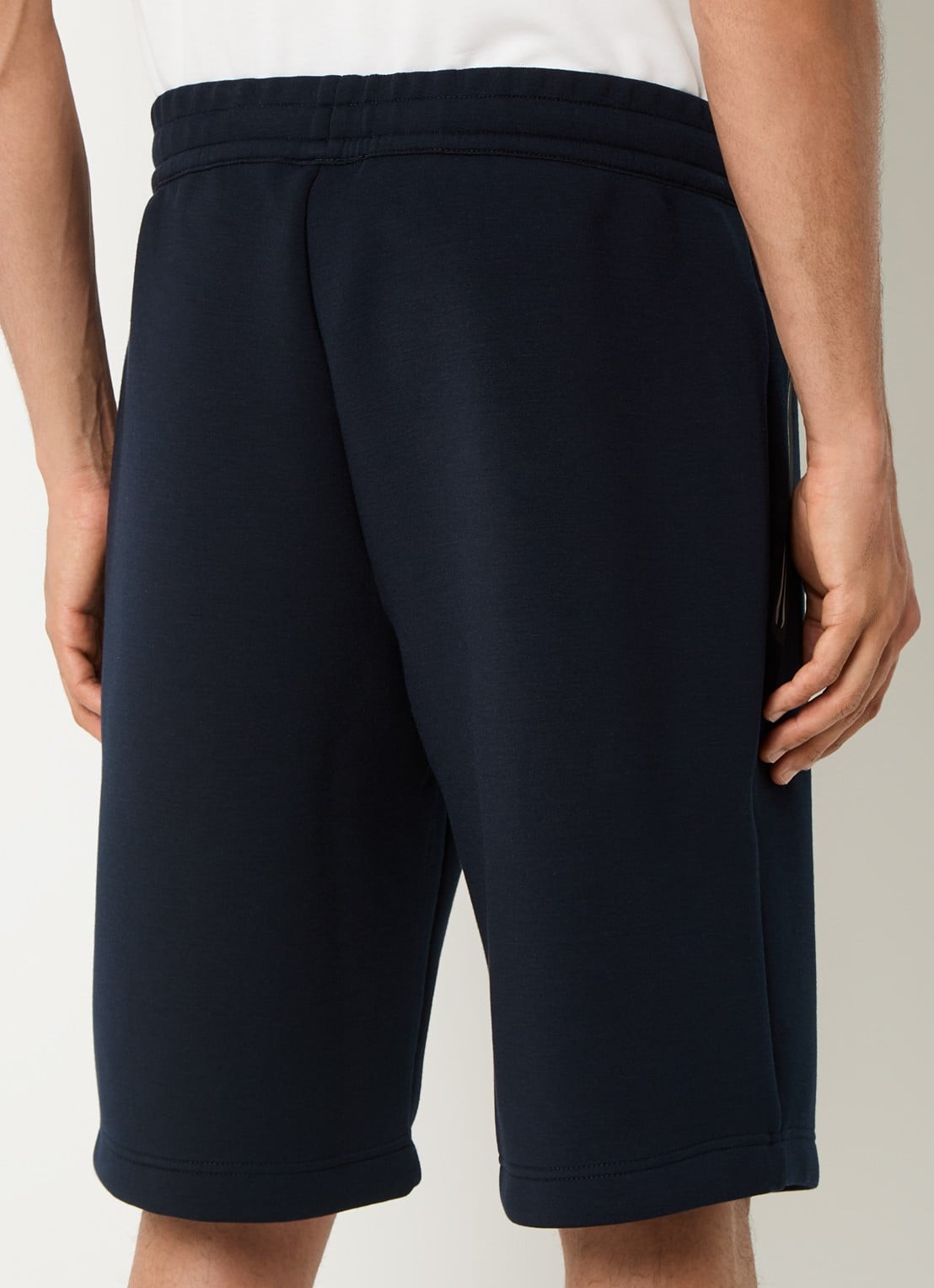 Armani Loose fit joggingbroek met trekkoord en logo - achterkant 2 donkerblauw