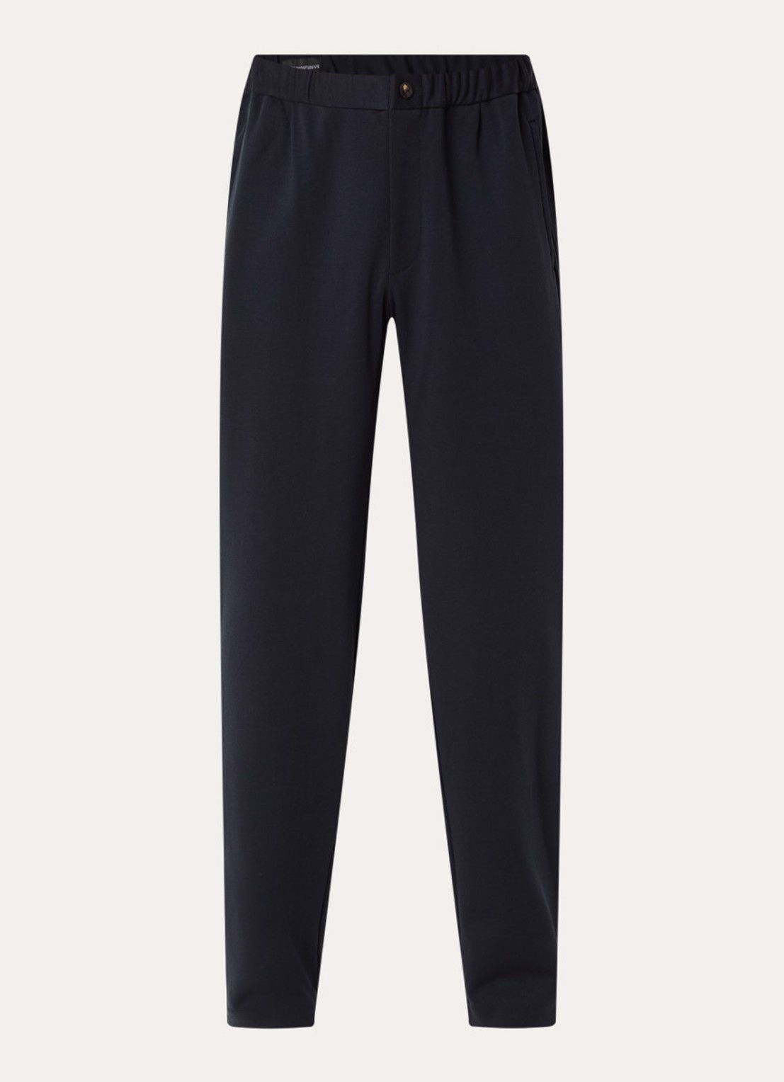 Armani Loose fit pantalon met steekzakken - voorkant 4 donkerblauw