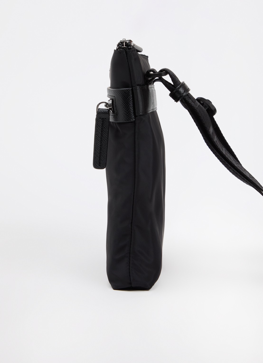 Armani Messenger crossbodytas met logo - detail 2 zwart