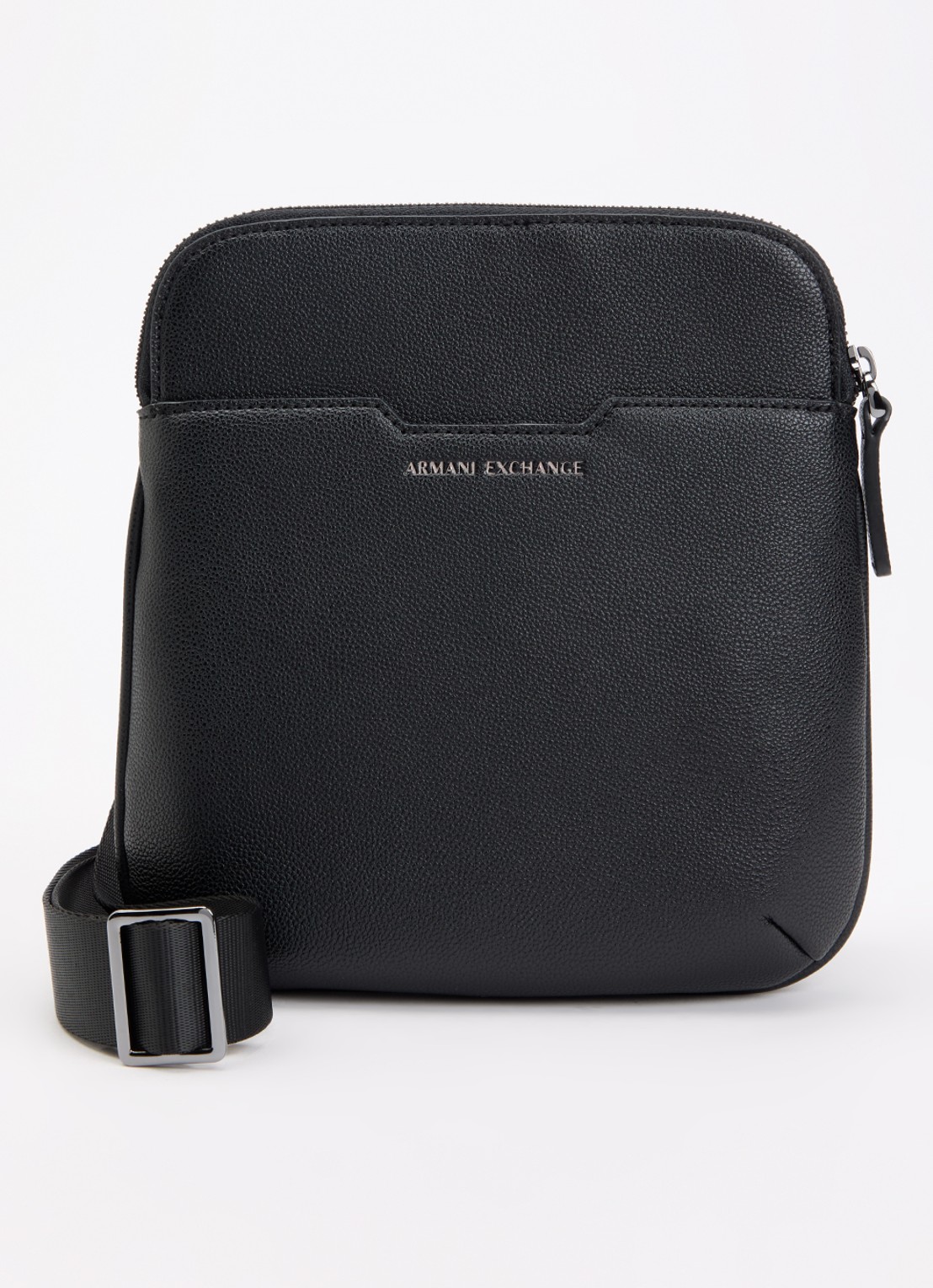 Armani Messenger schoudertas van imitatieleer - voorkant 5 zwart