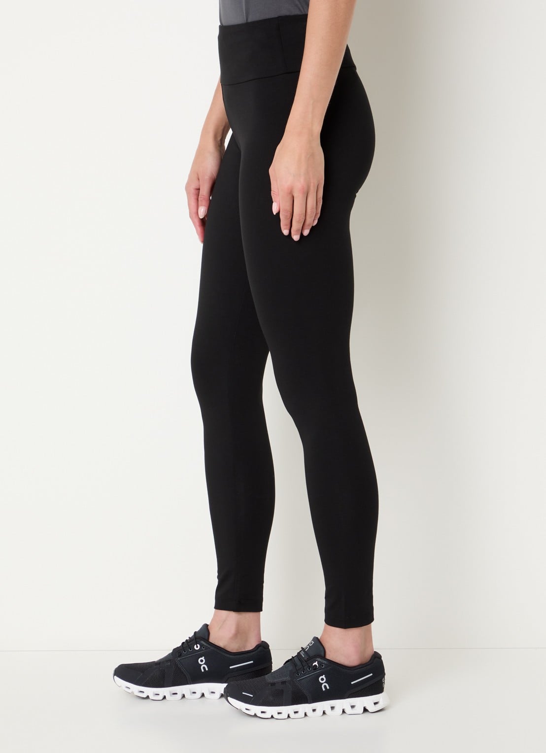 Armani Mid waist skinny fit trainingslegging - detail 2 zwart