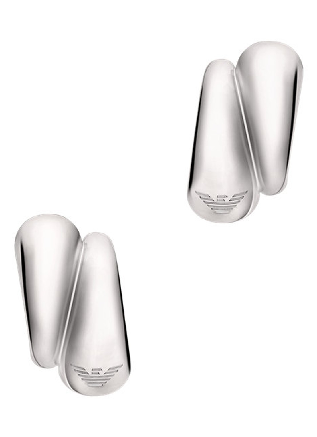 Armani Oorstekers EGS3342040 - detail zilver