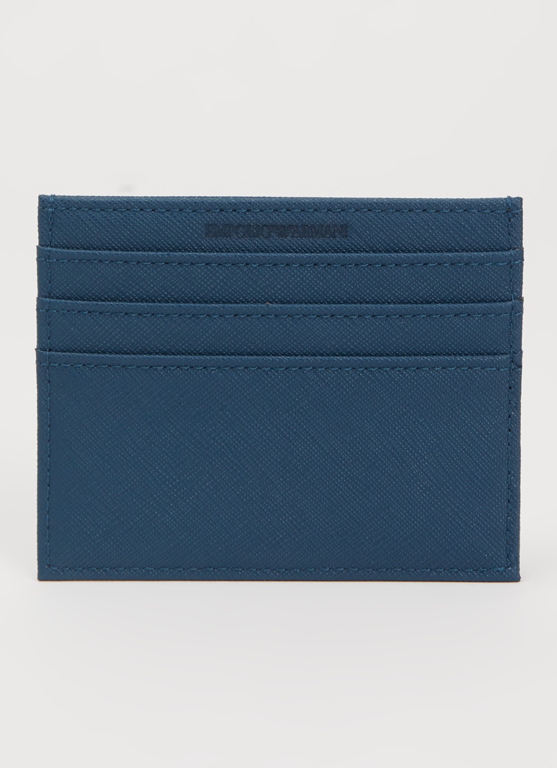 Armani Pasjeshouder met logo - achterkant donkerblauw