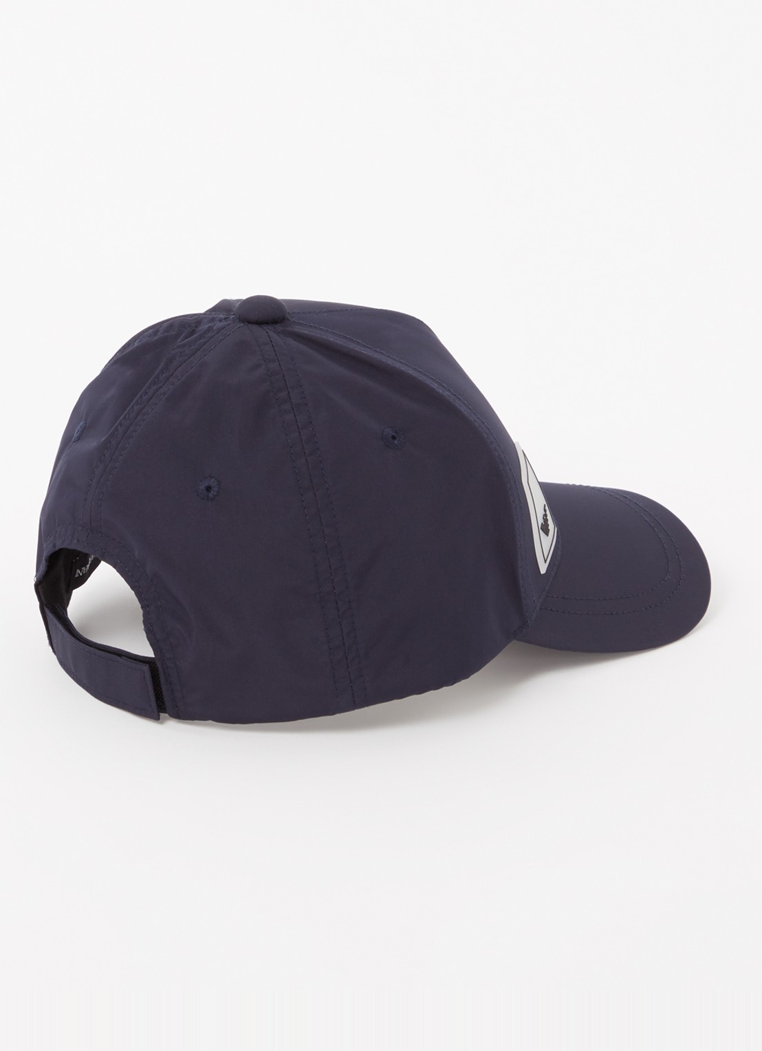 Armani Pet met logo - detail donkerblauw