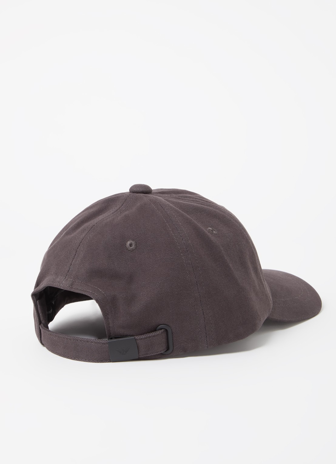 Armani Pet met logoborduring - achterkant donkergrijs