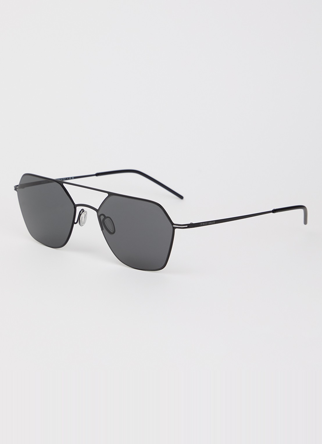 Armani Piloten zonnebril AR6185 - voorkant zwart