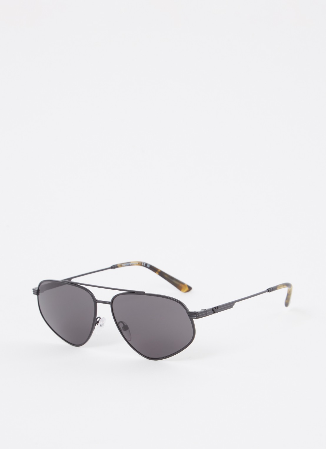 Armani Piloten zonnebril EA2156 - voorkant zwart