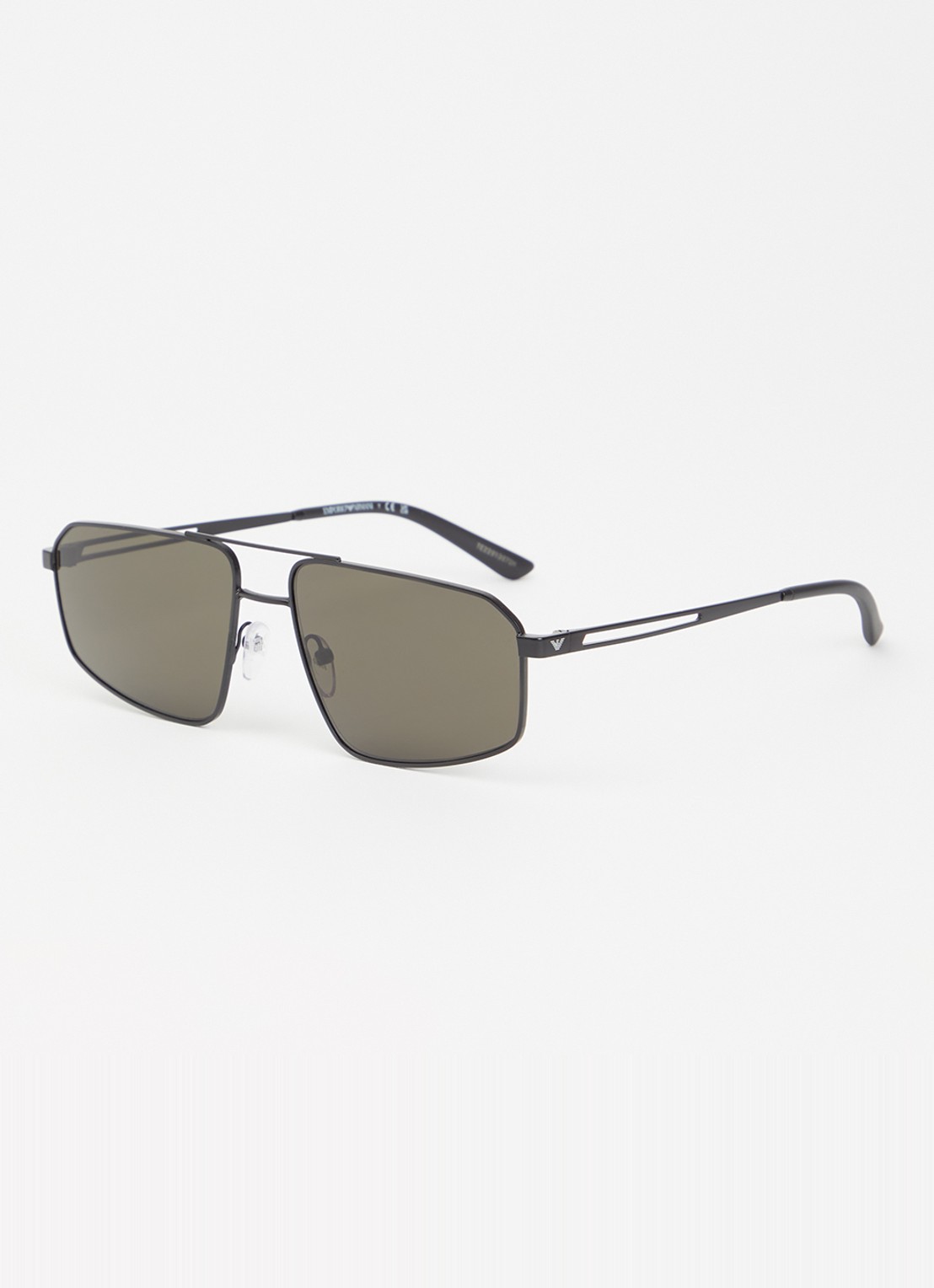 Armani Piloten zonnebril EA2173 - voorkant zwart