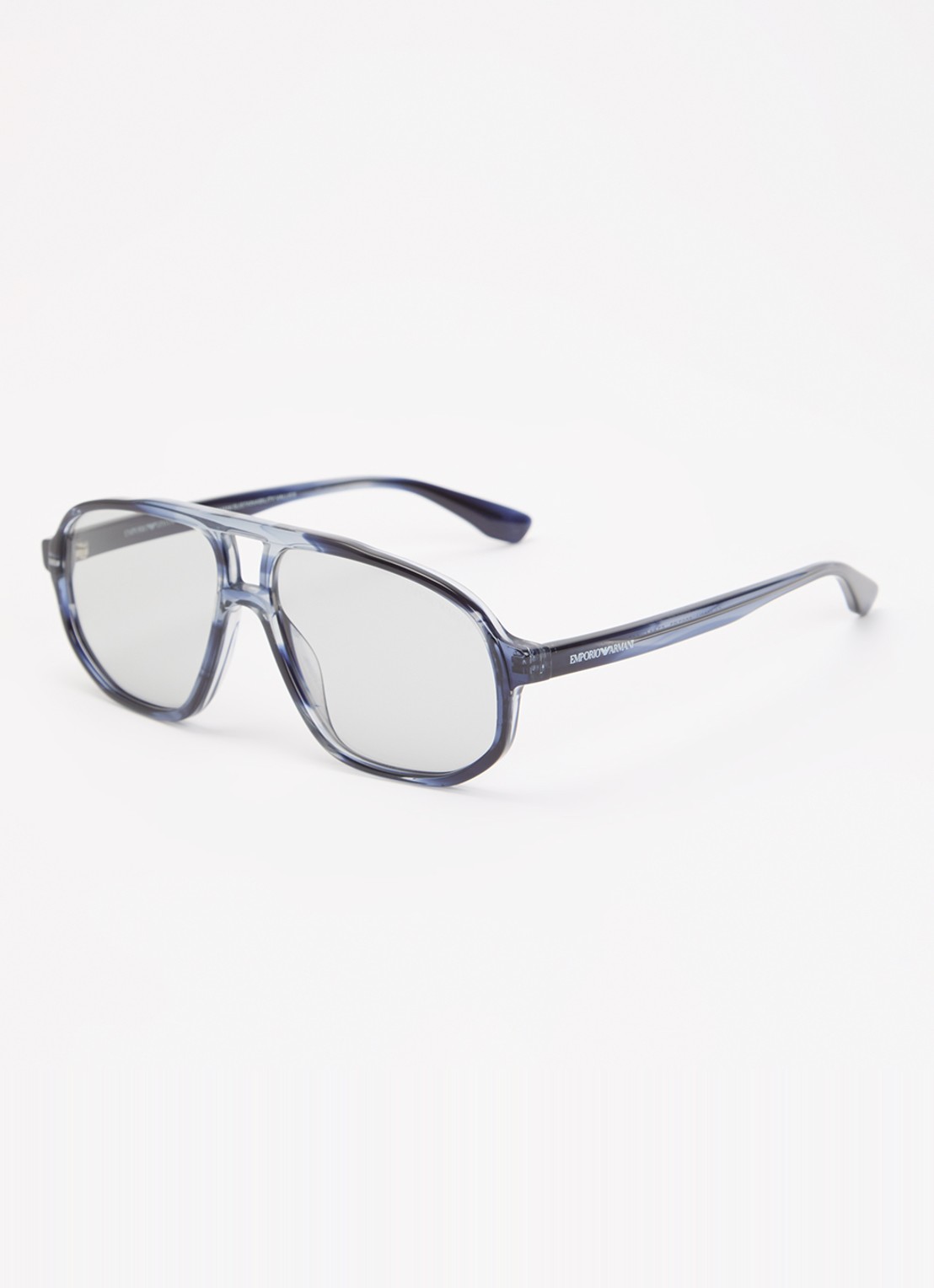 Armani Piloten zonnebril EA4263U - voorkant 4 lichtblauw