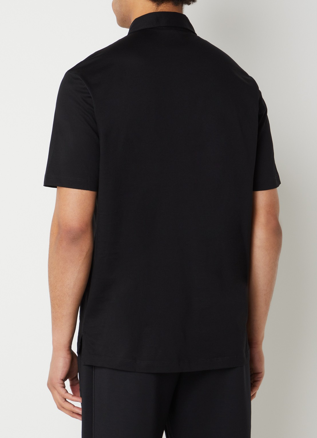 Armani Polo met logo - achterkant 3 zwart