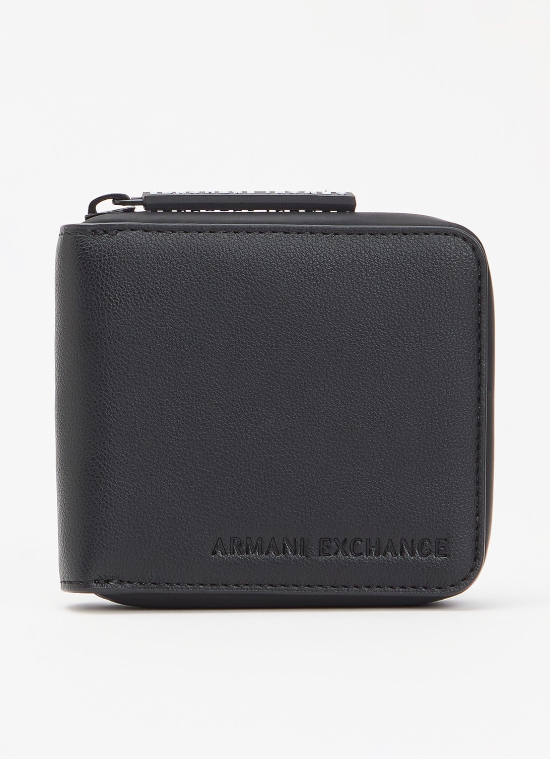 Armani Portemonnee met logo - voorkant 2 zwart