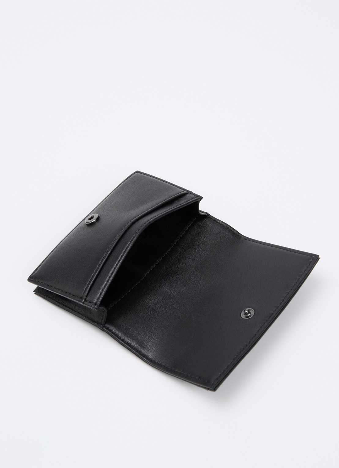 Armani Portemonnee met logo - voorkant 3 zwart