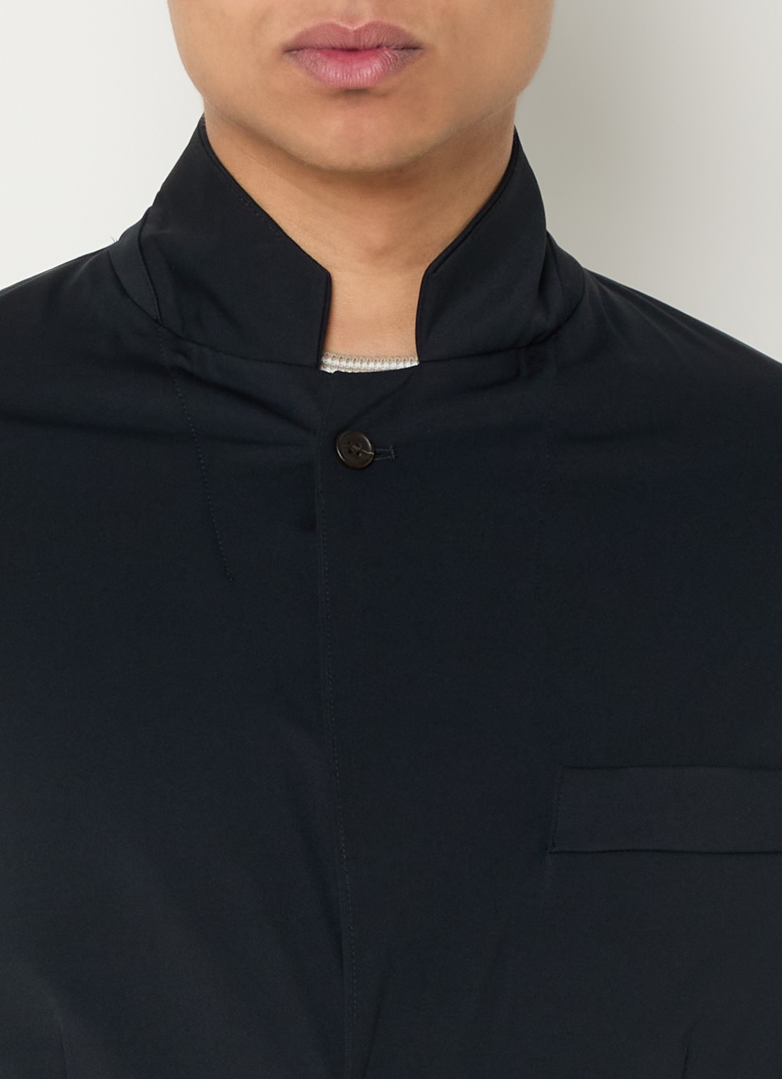 Armani Regular fit colbert met klepzakken - detail 5 donkerblauw