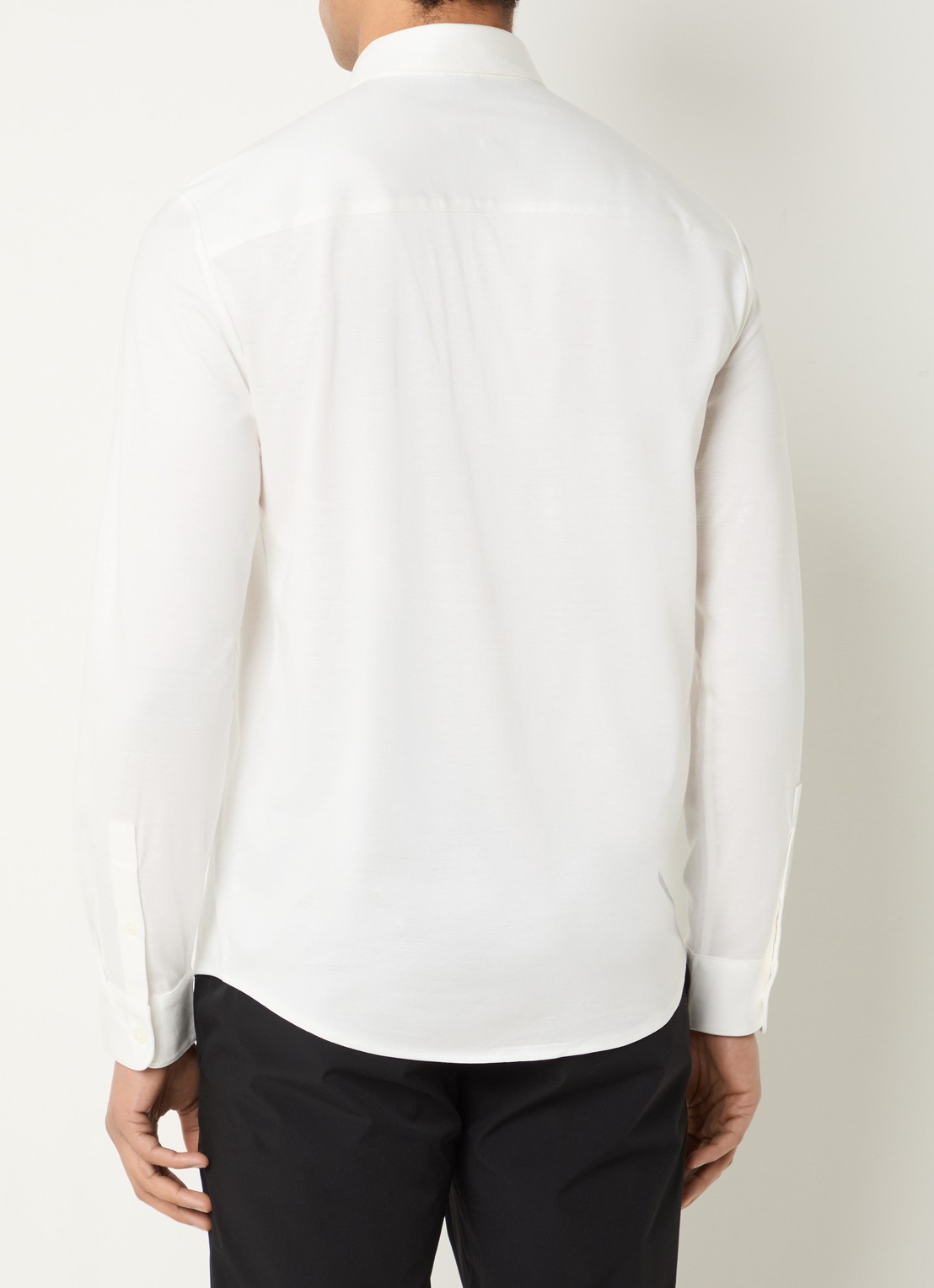 Armani Regular fit overhemd met logo - achterkant 2 wit