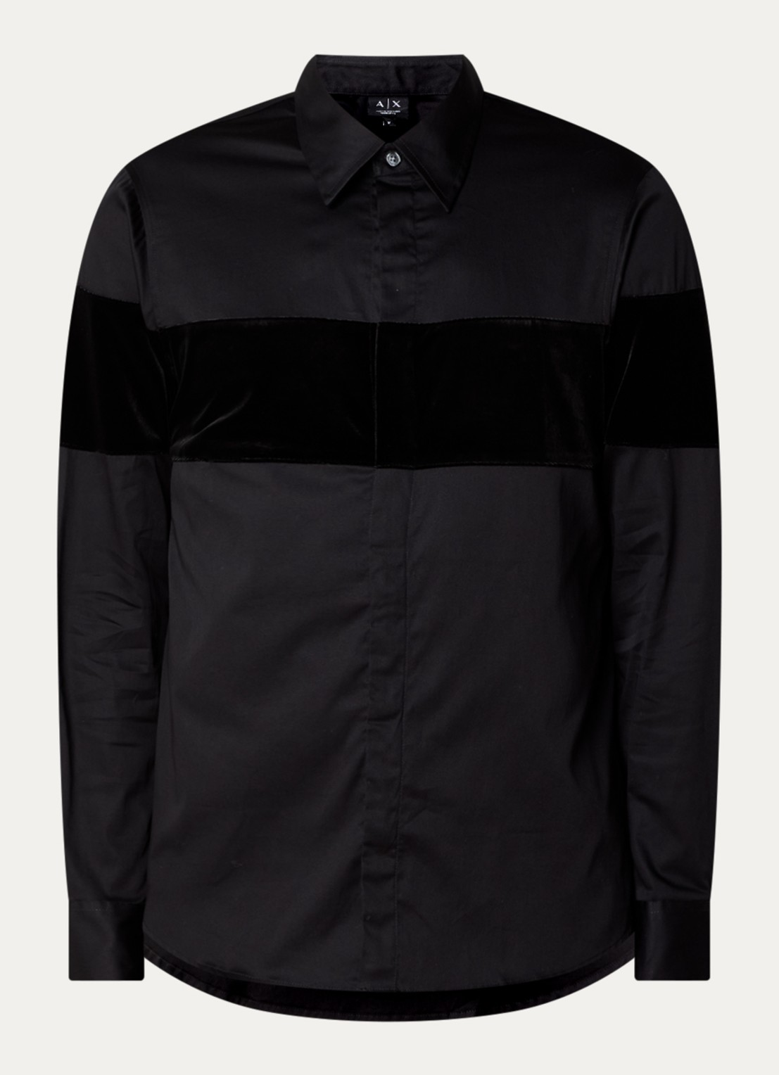 Armani Regular fit overhemd - voorkant 3 zwart
