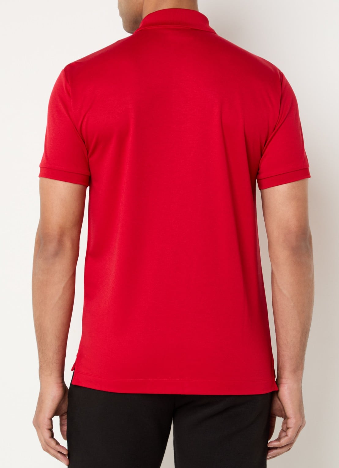 Armani Regular fit polo met logo - achterkant 3 rood