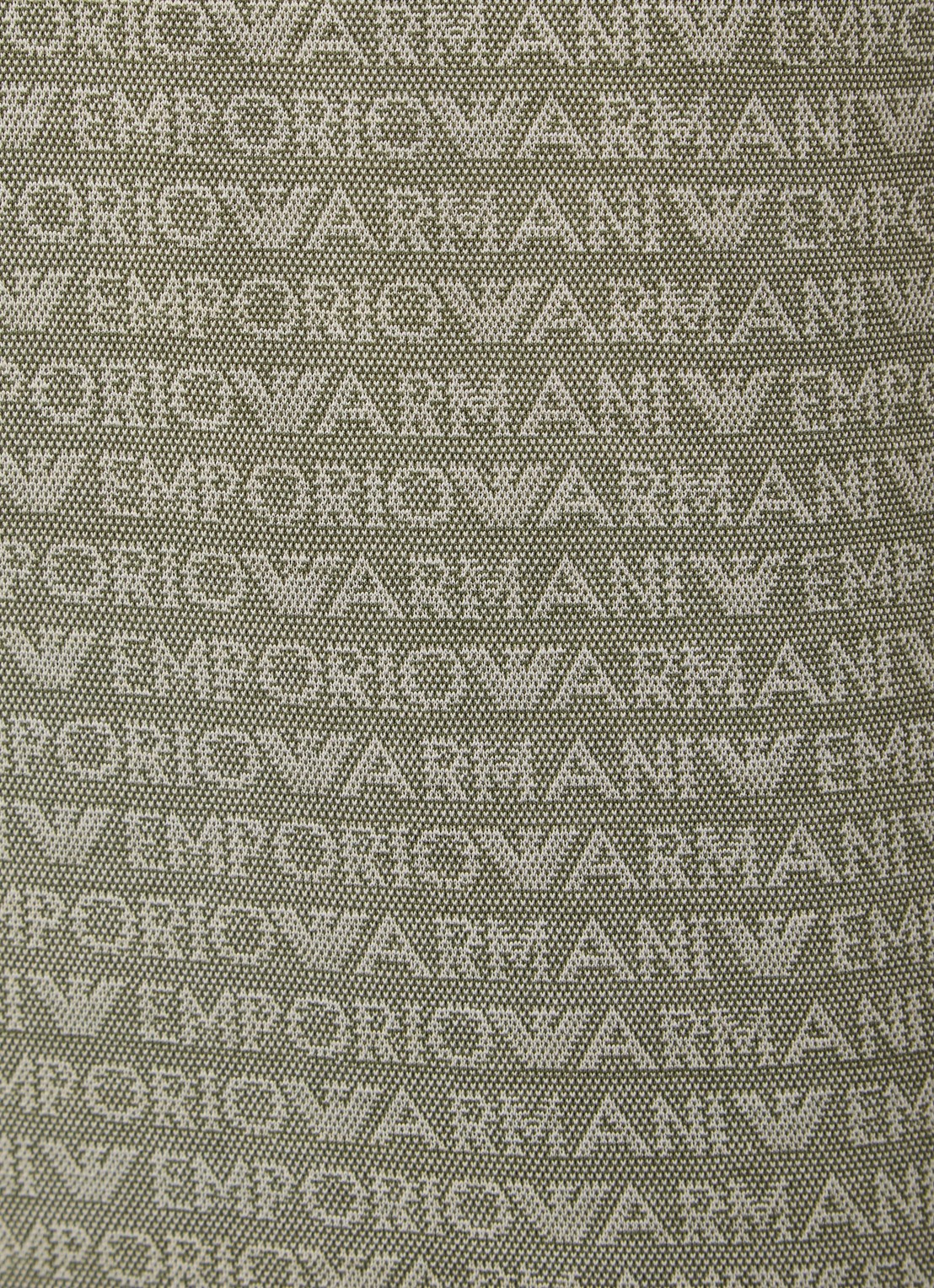 Armani Regular fit polo met logoprint - detail 5 olijfgroen