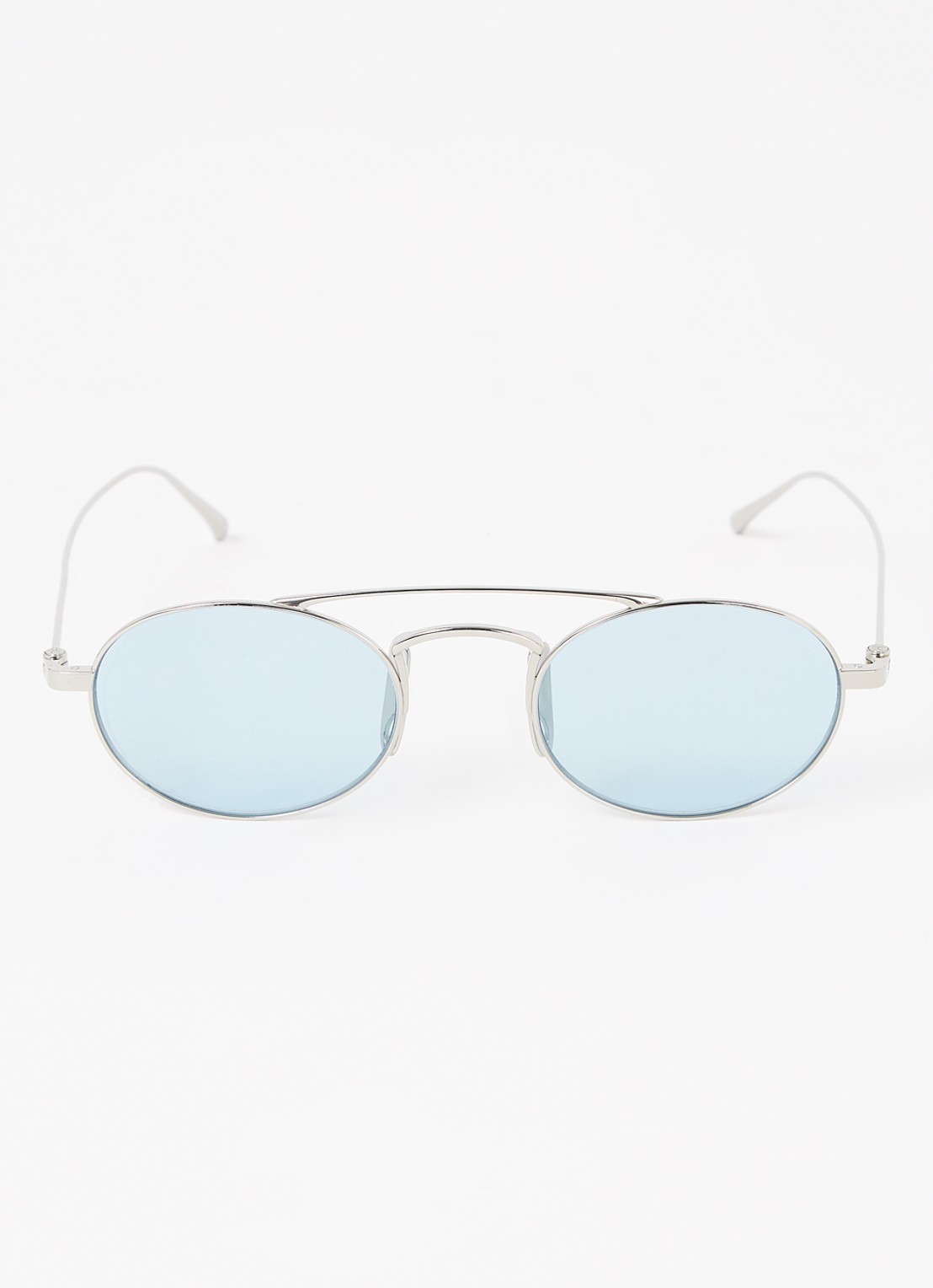 Armani Retro zonnebril AR6161T - detail zilver