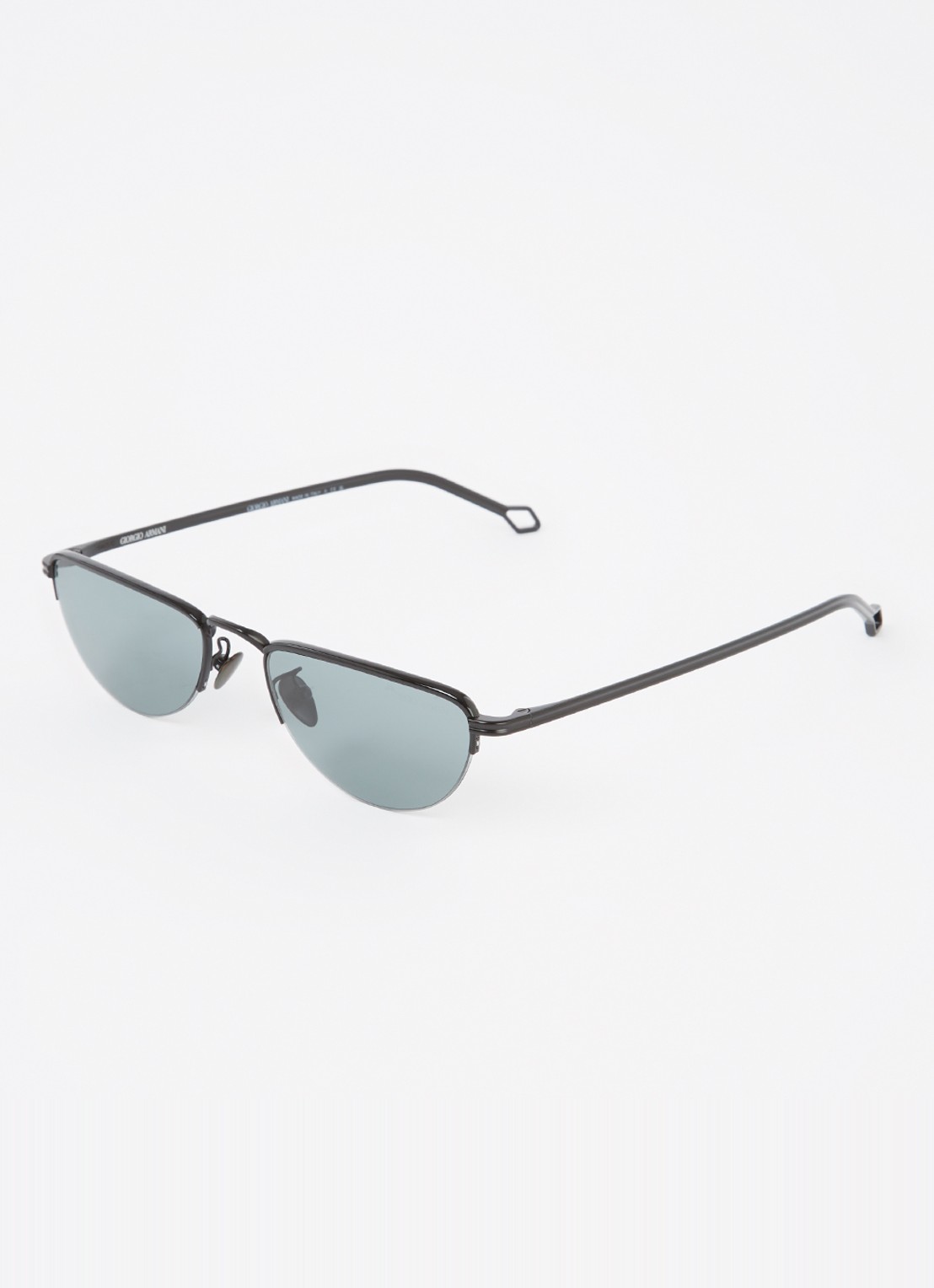 Armani Retro zonnebril AR6166J - voorkant 4 zwart