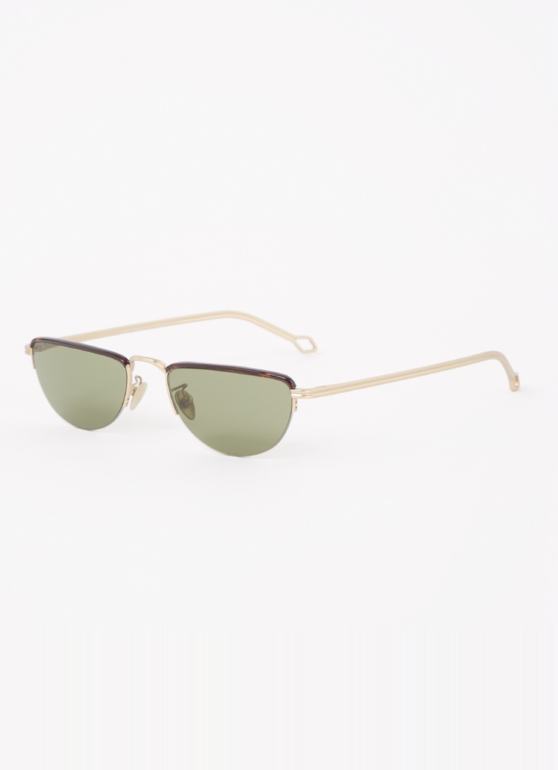 Armani Retro zonnebril AR6166J  - voorkant 4 goud