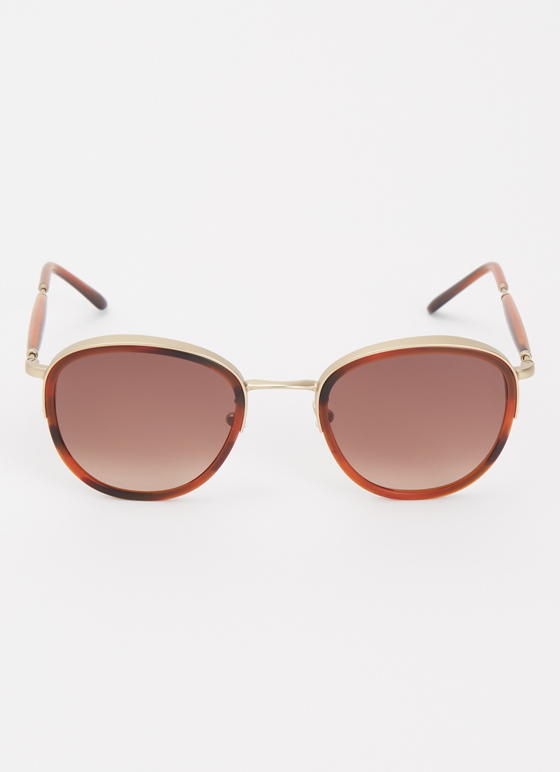Armani Retro zonnebril AR6176 - detail roodbruin