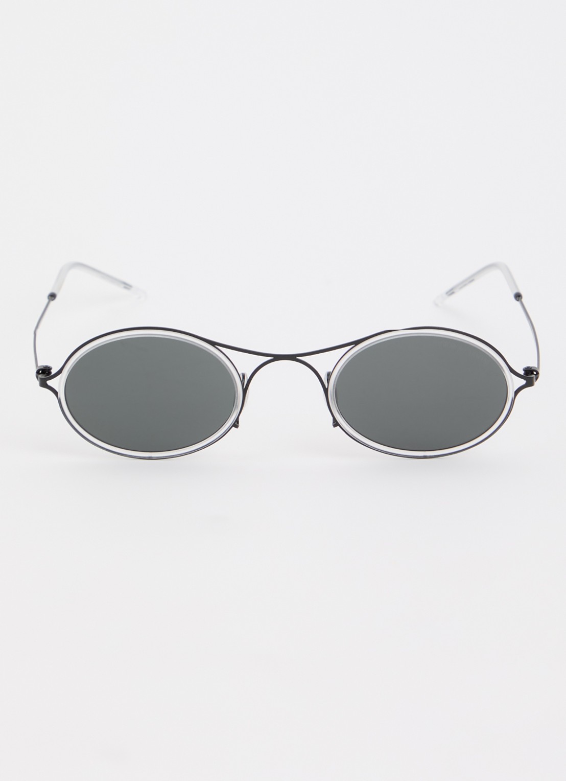 Armani Retro zonnebril AR6187 - detail zwart