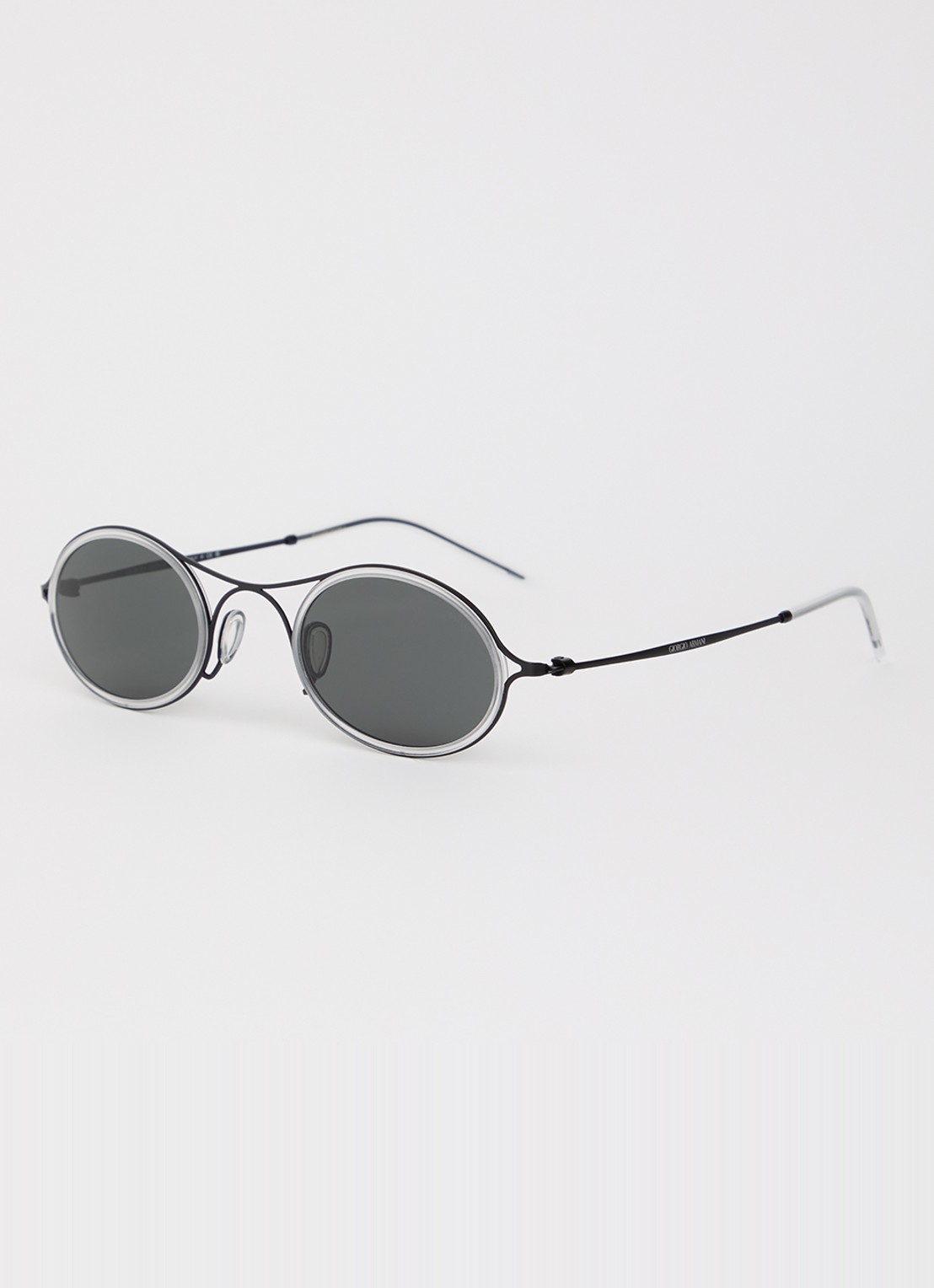 Armani Retro zonnebril AR6187 - voorkant 4 zwart