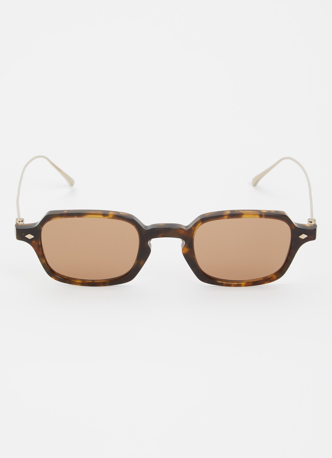 Armani Retro zonnebril AR8227T - detail donkerbruin