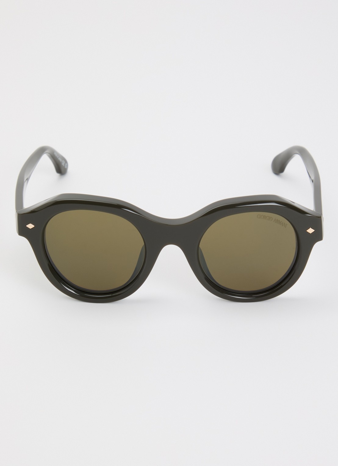 Armani Retro zonnebril AR8261U - detail donkerbruin