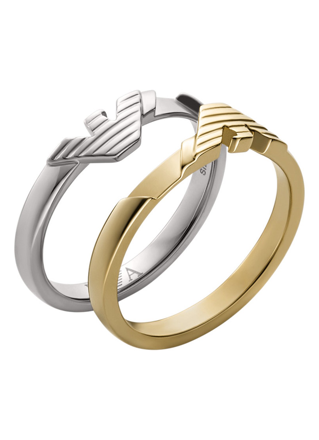 Armani Ring EGS3232040 - voorkant 4 goud