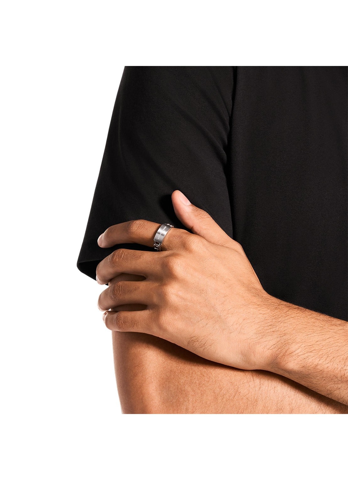Armani Ring EGS3305040 - detail 3 zilver