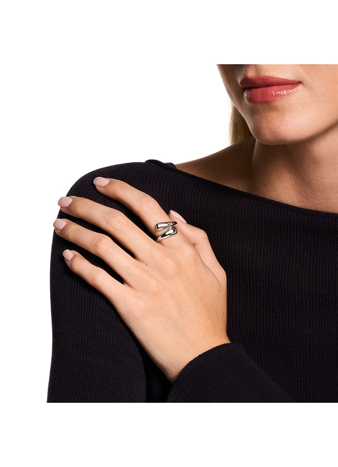 Armani Ring EGS3341040 - detail 3 zilver