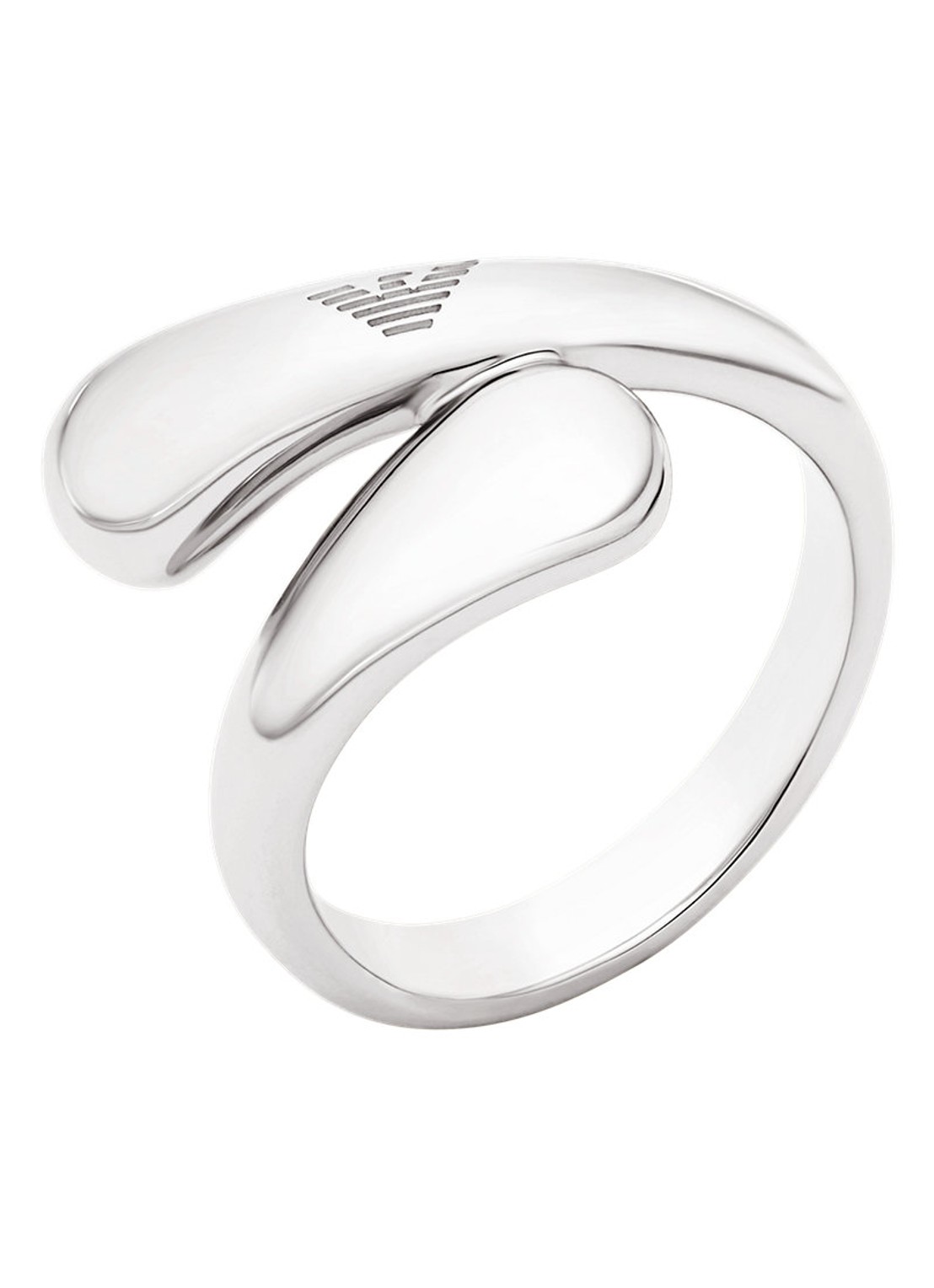 Armani Ring EGS3341040 - voorkant 4 zilver