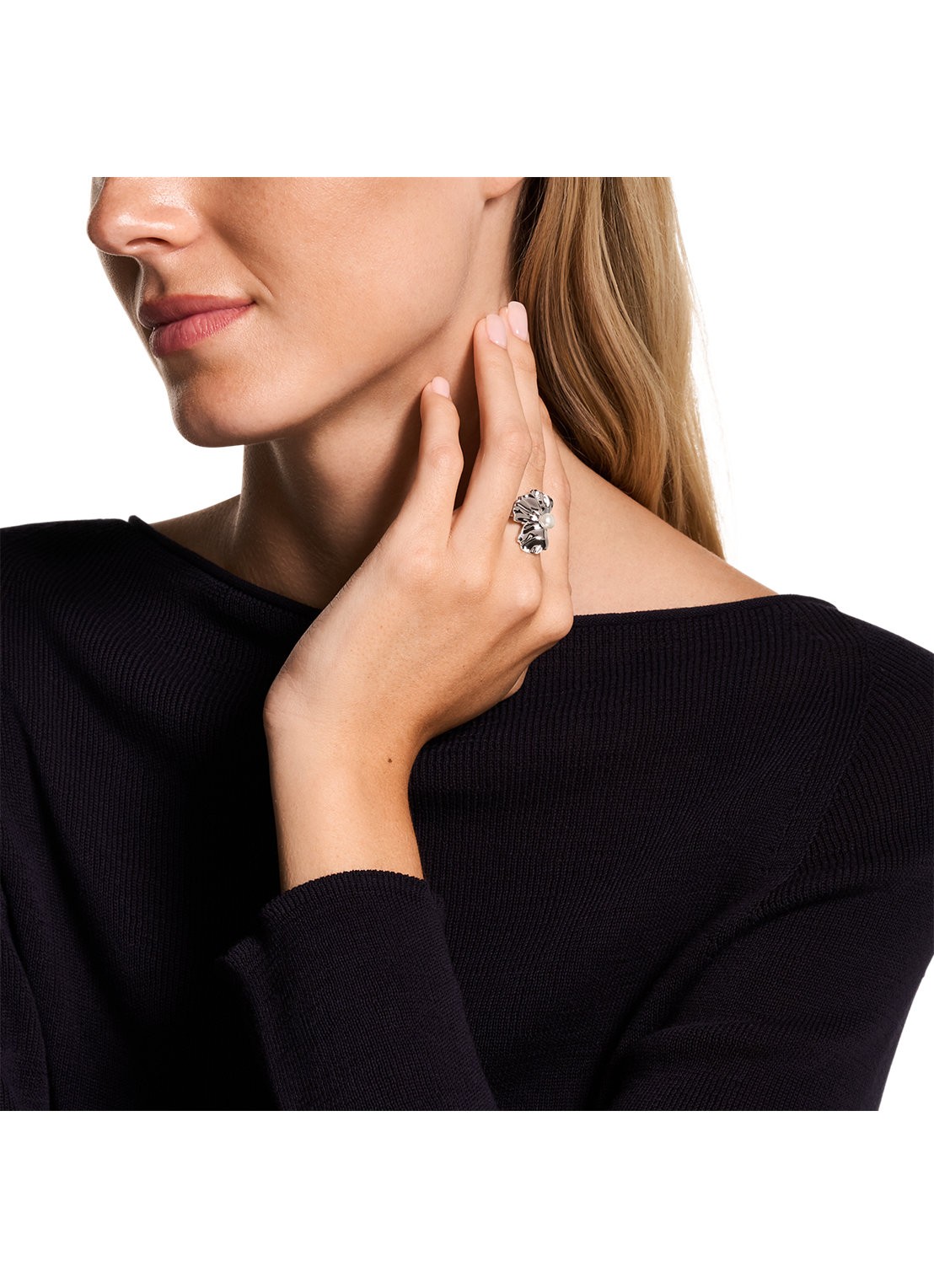 Armani Ring EGS3345040 - detail 3 zilver