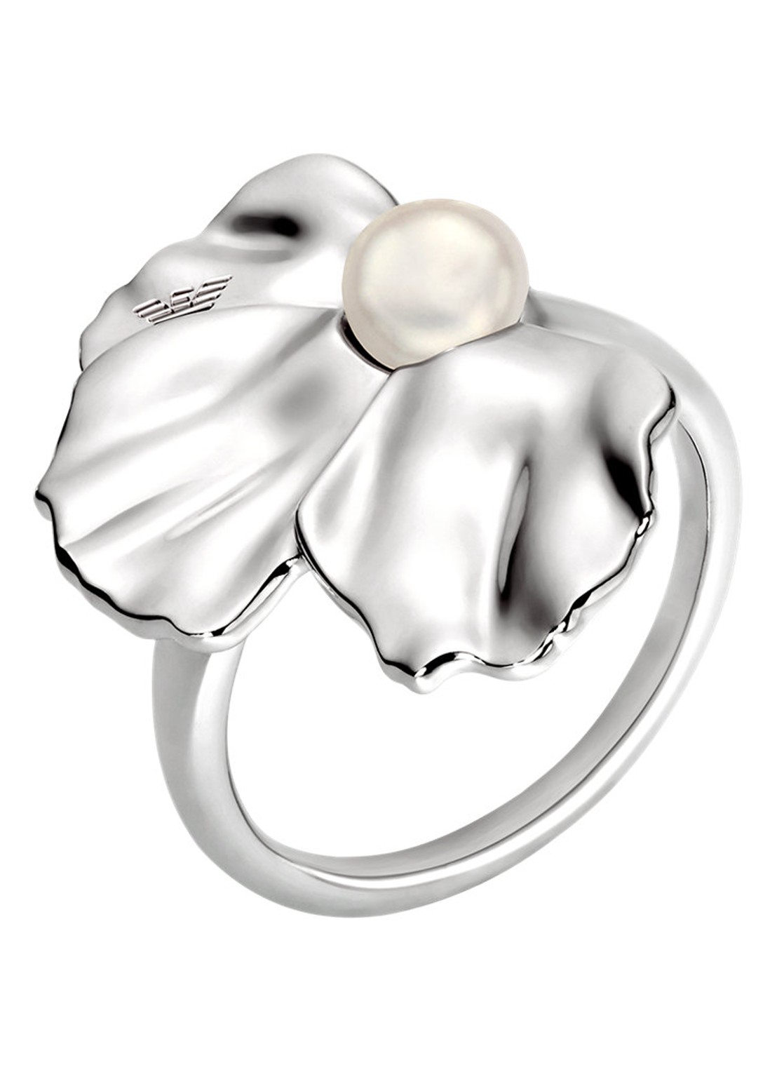 Armani Ring EGS3345040 - voorkant 4 zilver