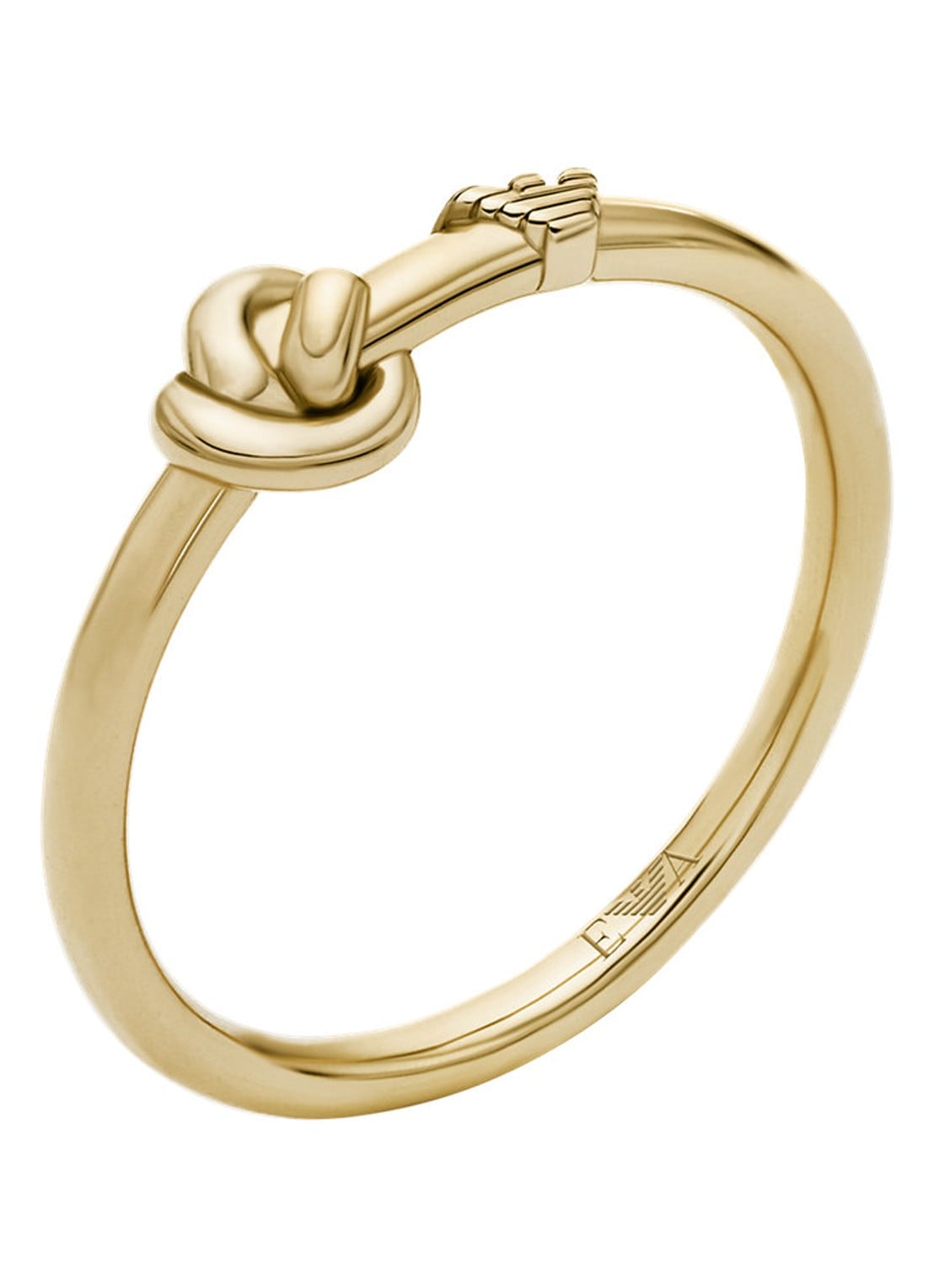 Armani Ring verguld EG3638710 - voorkant 4 goud